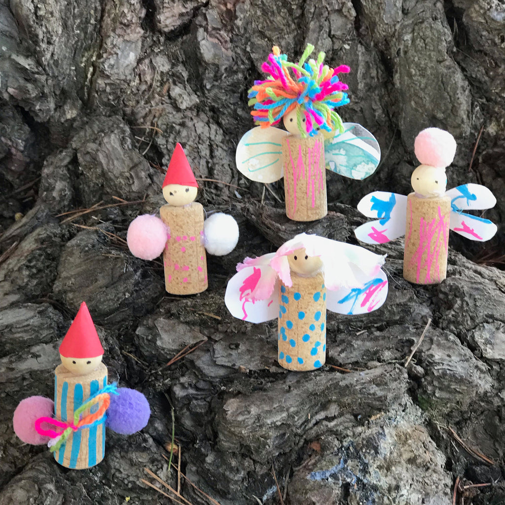 Cord faries kids craft project