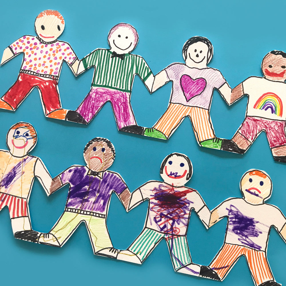 Paper dolls children's art project