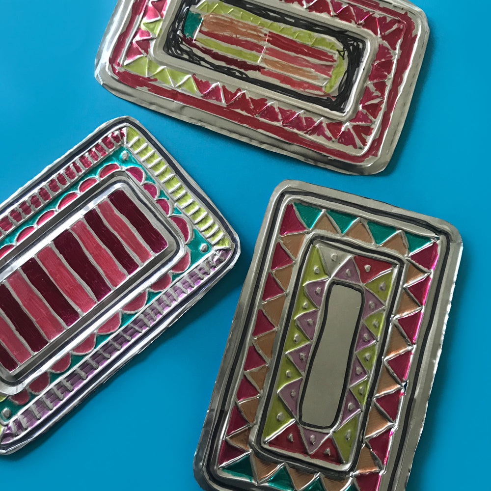 Tin folk art project for children