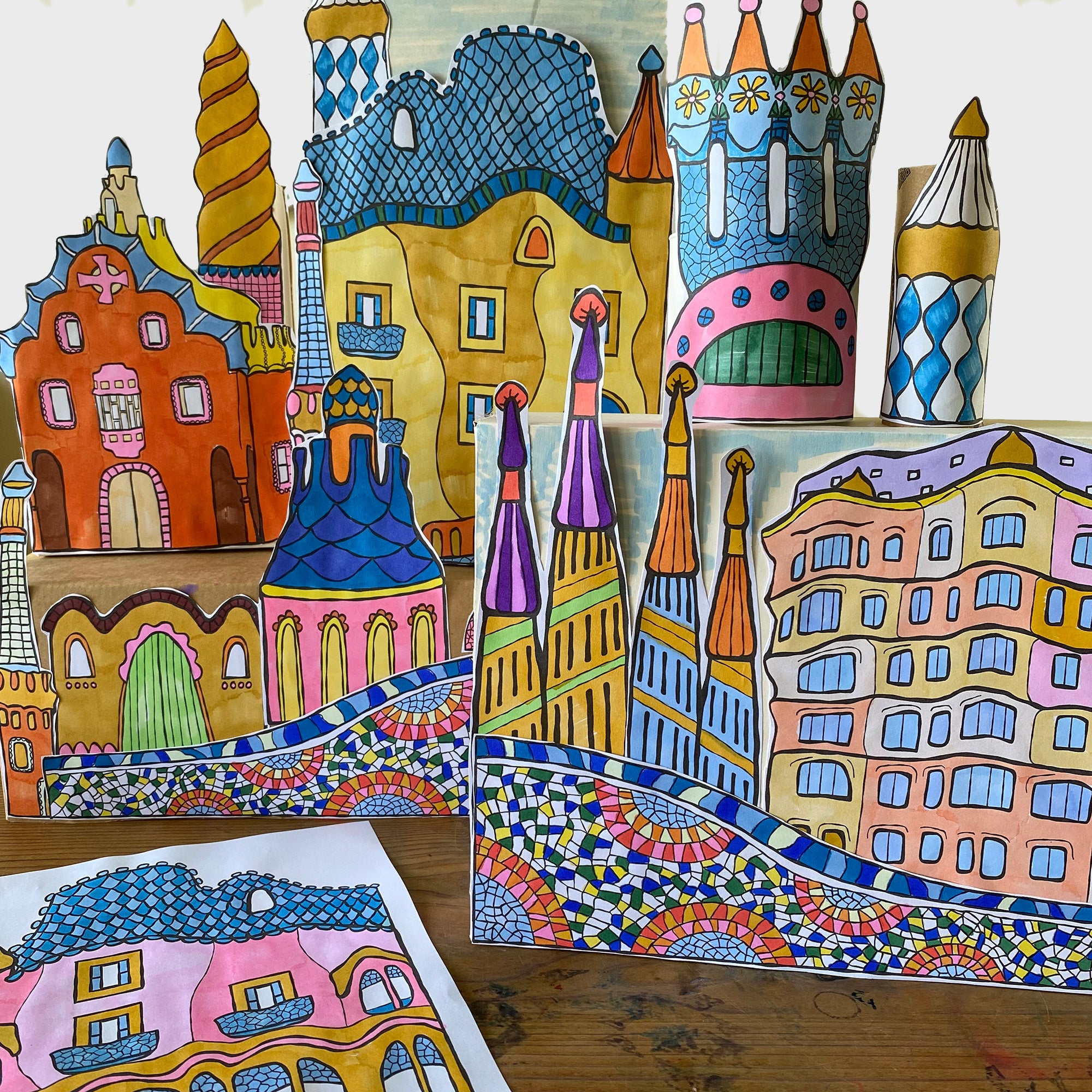 Antoni Gaudi - Printable activity sheets