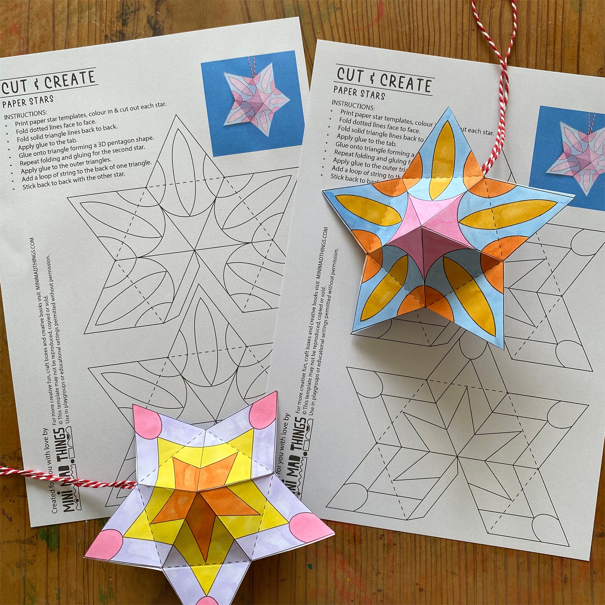 Christmas Decorations Printable Activity sheets