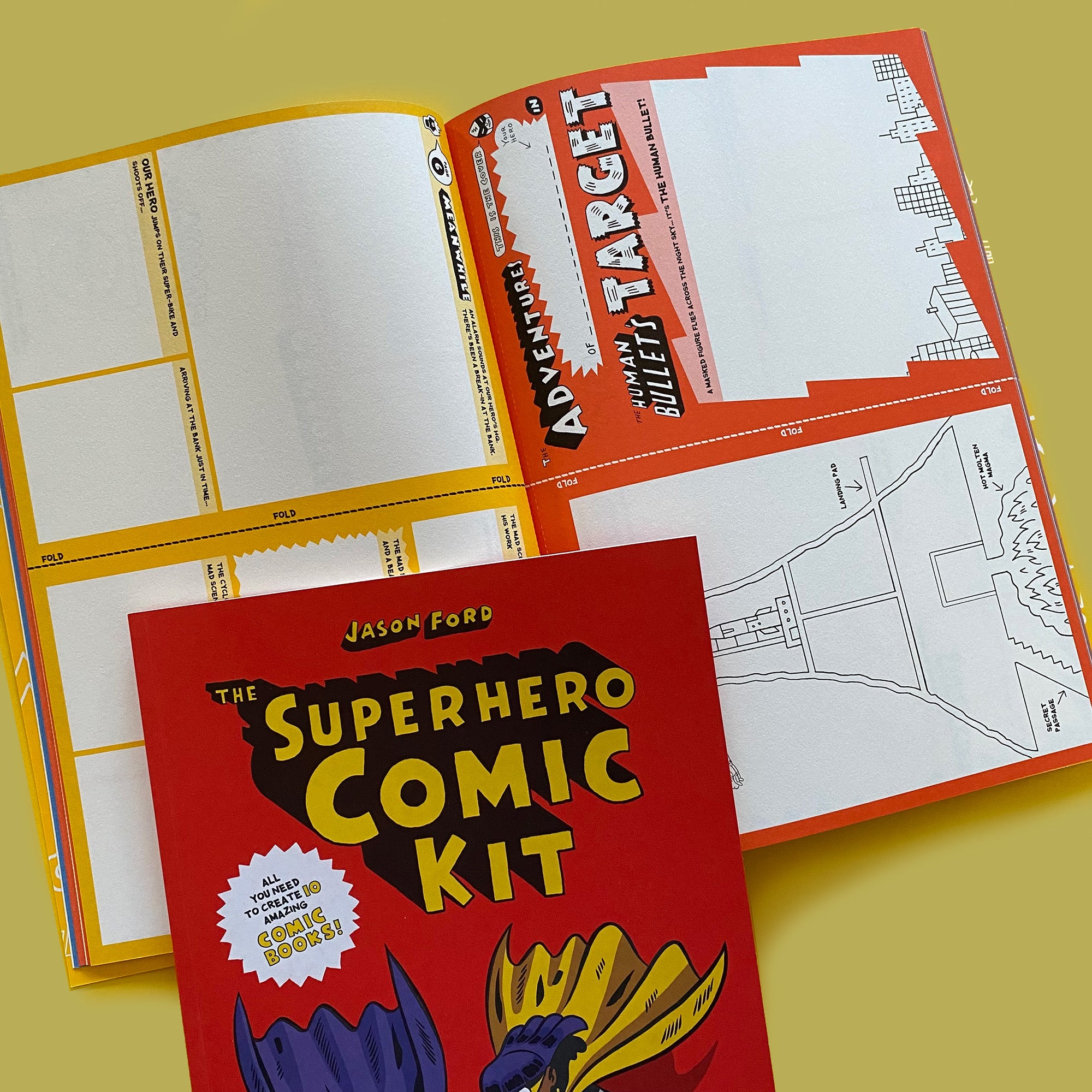 Superhero Comic Kit - Activity book