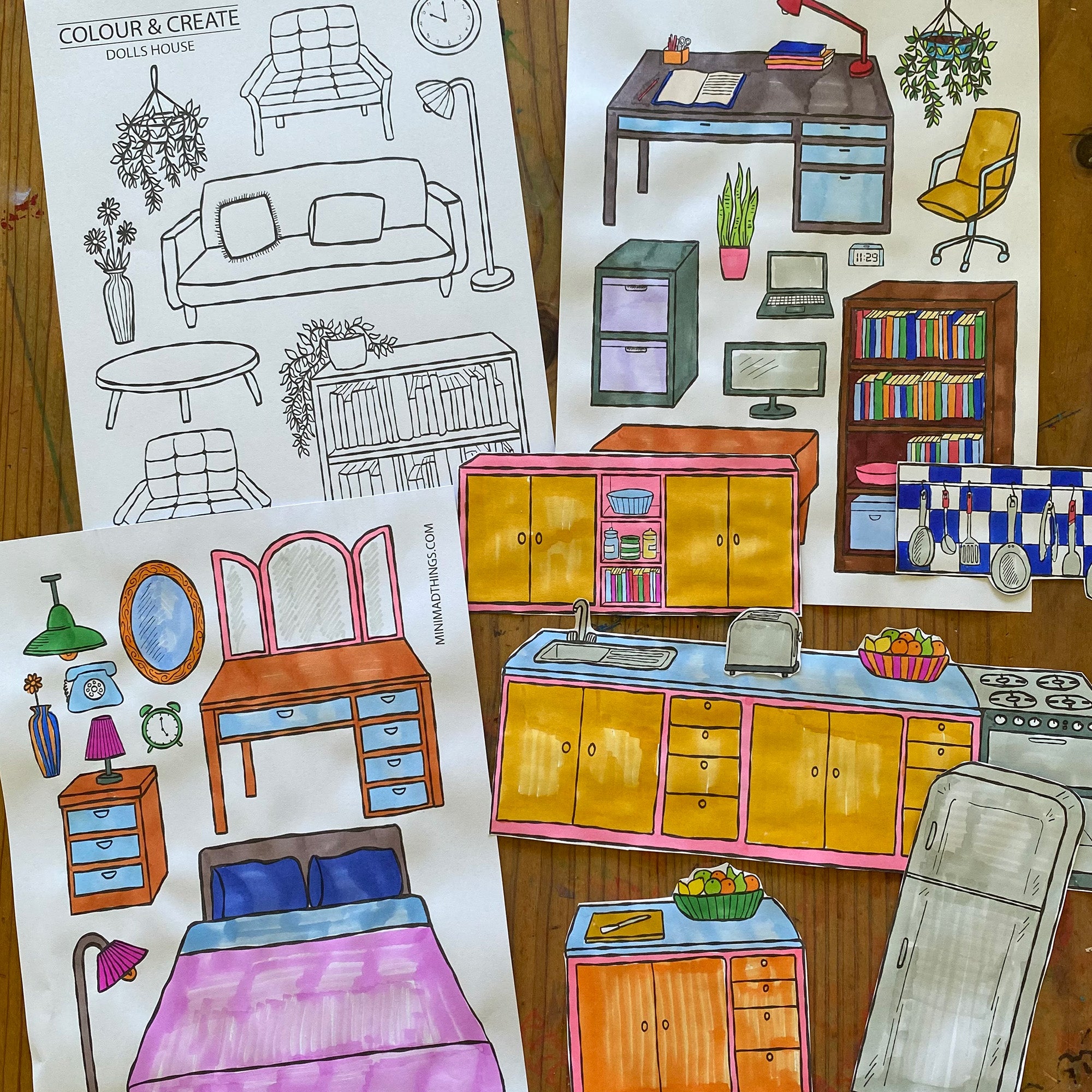 Dolls House - Printable activity sheets