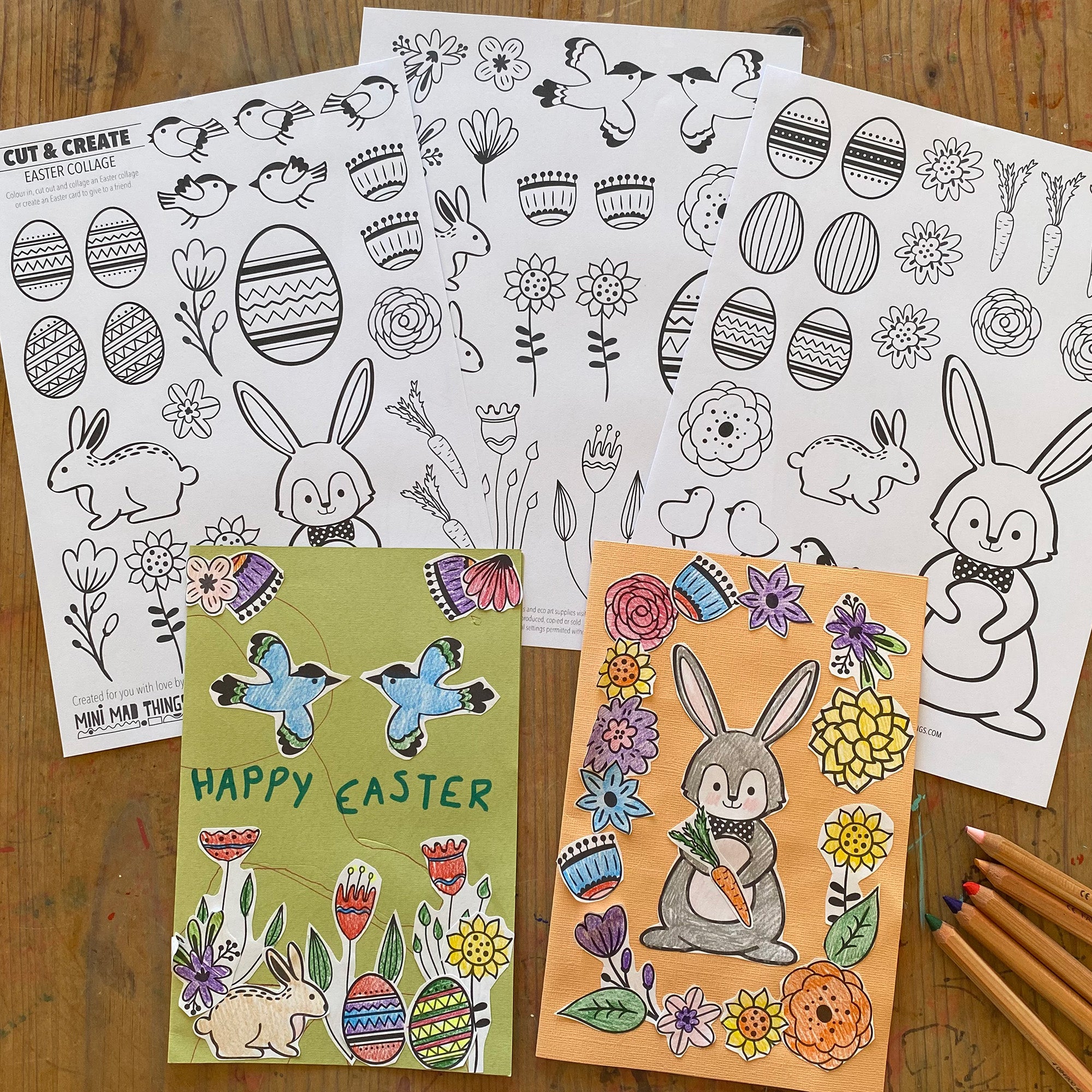 Easter crafts - Printable activity sheets