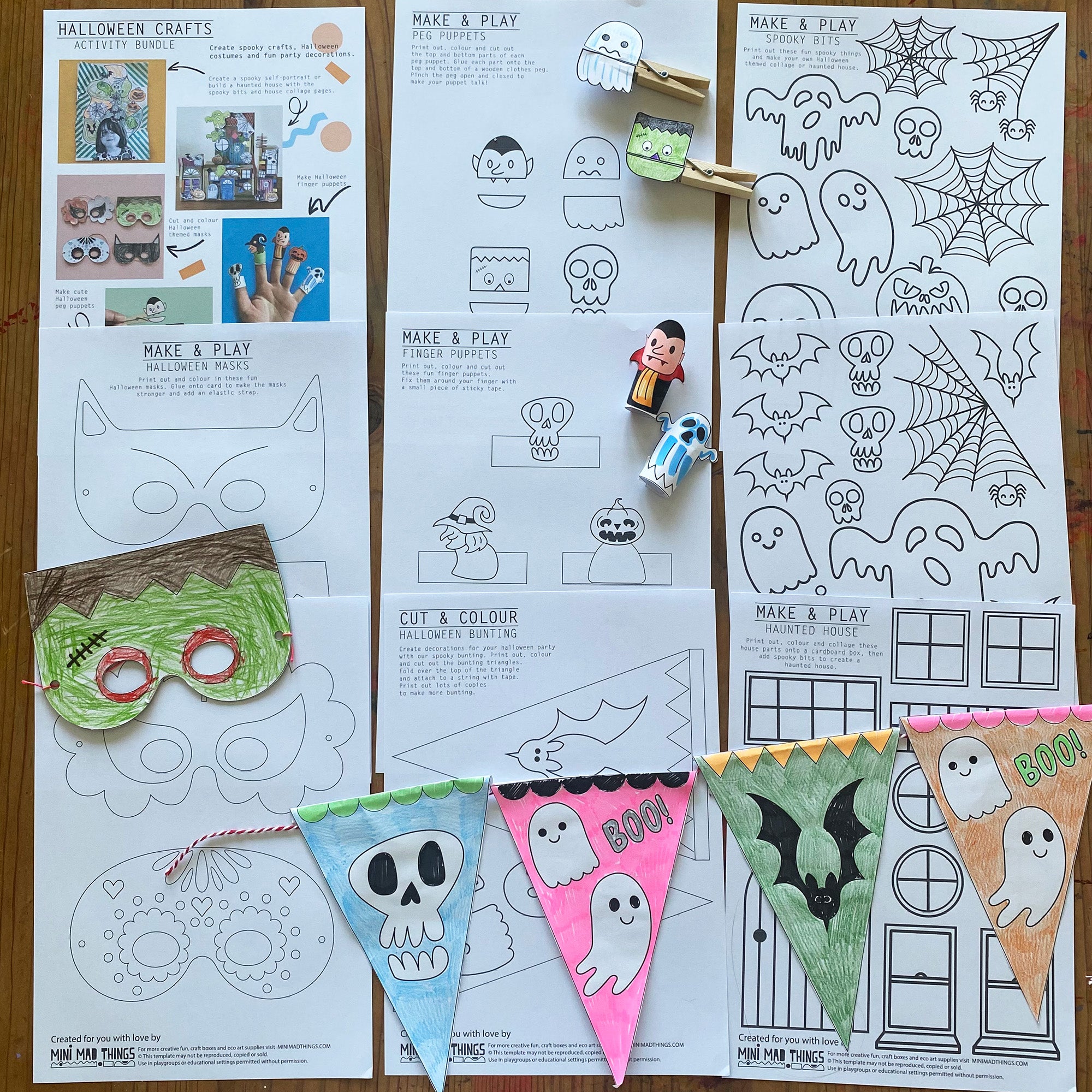Halloween - Printable activity sheets