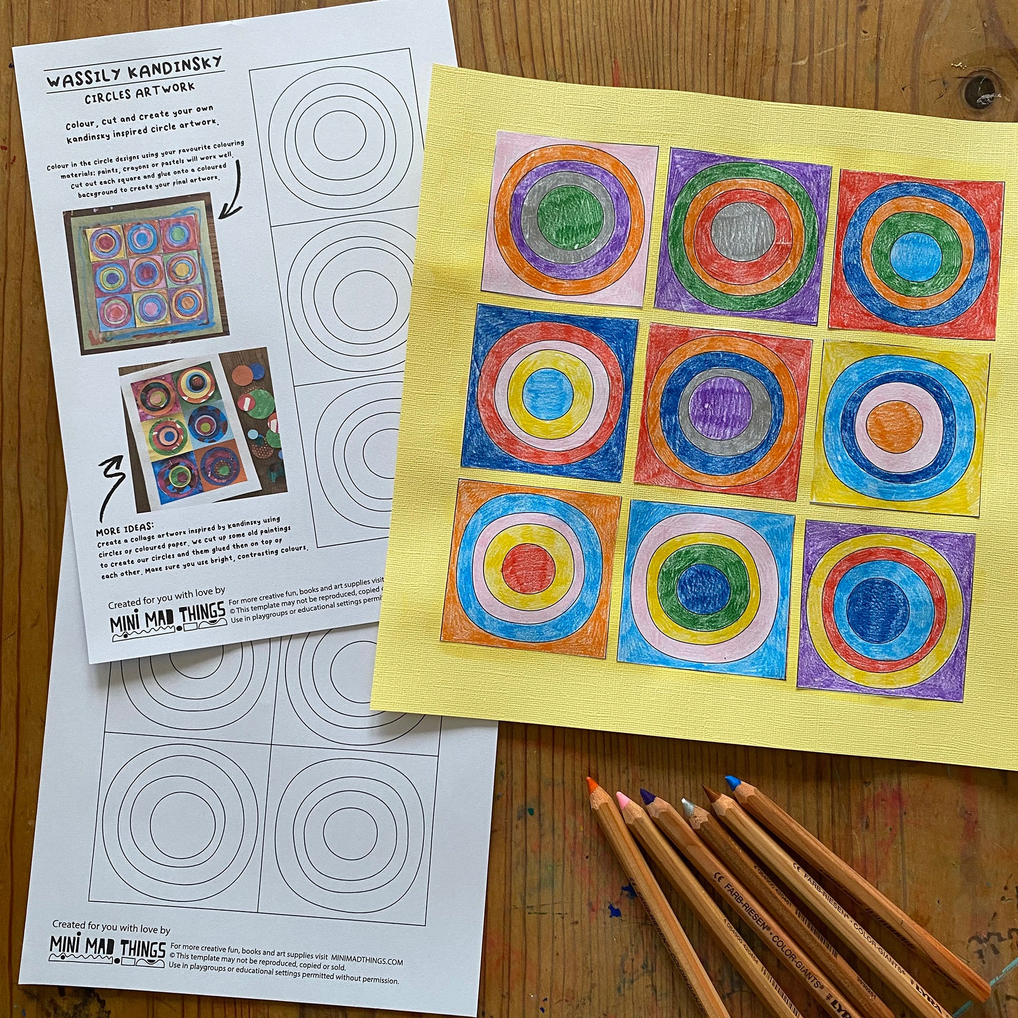 Wassily Kandinsky - Printable activity sheets
