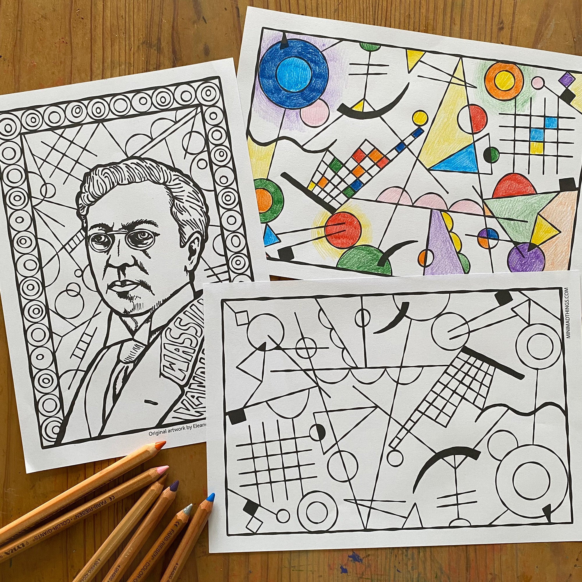 Wassily Kandinsky - Printable activity sheets