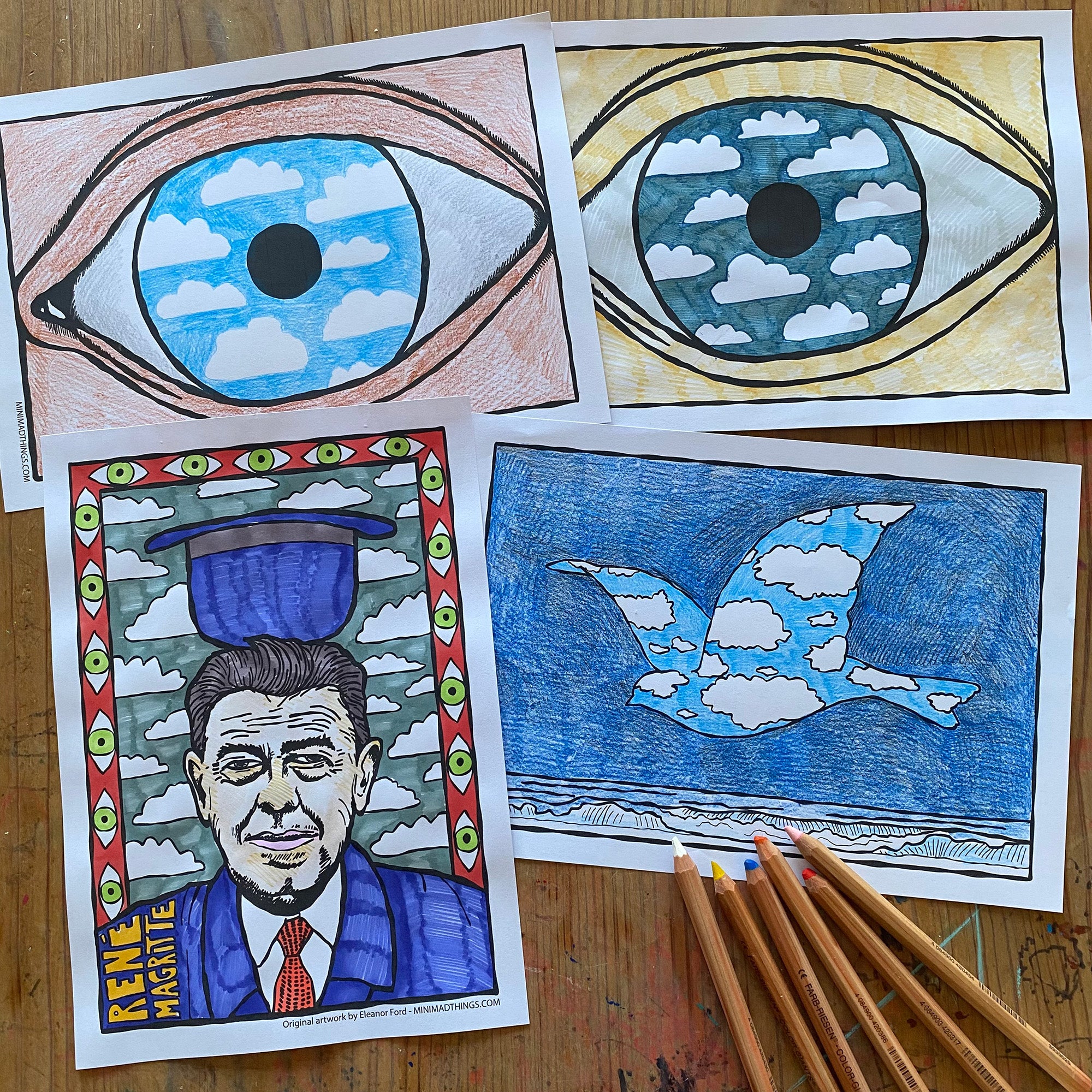 Rene Magritte - Printable activity sheets