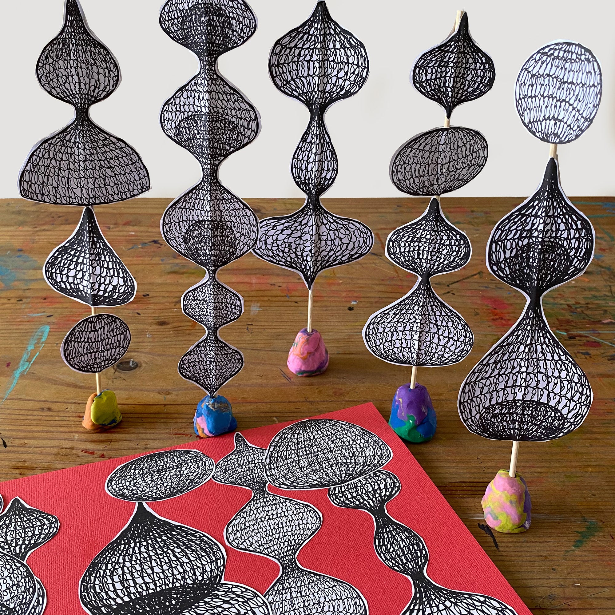 Ruth Asawa - Printable activity sheets