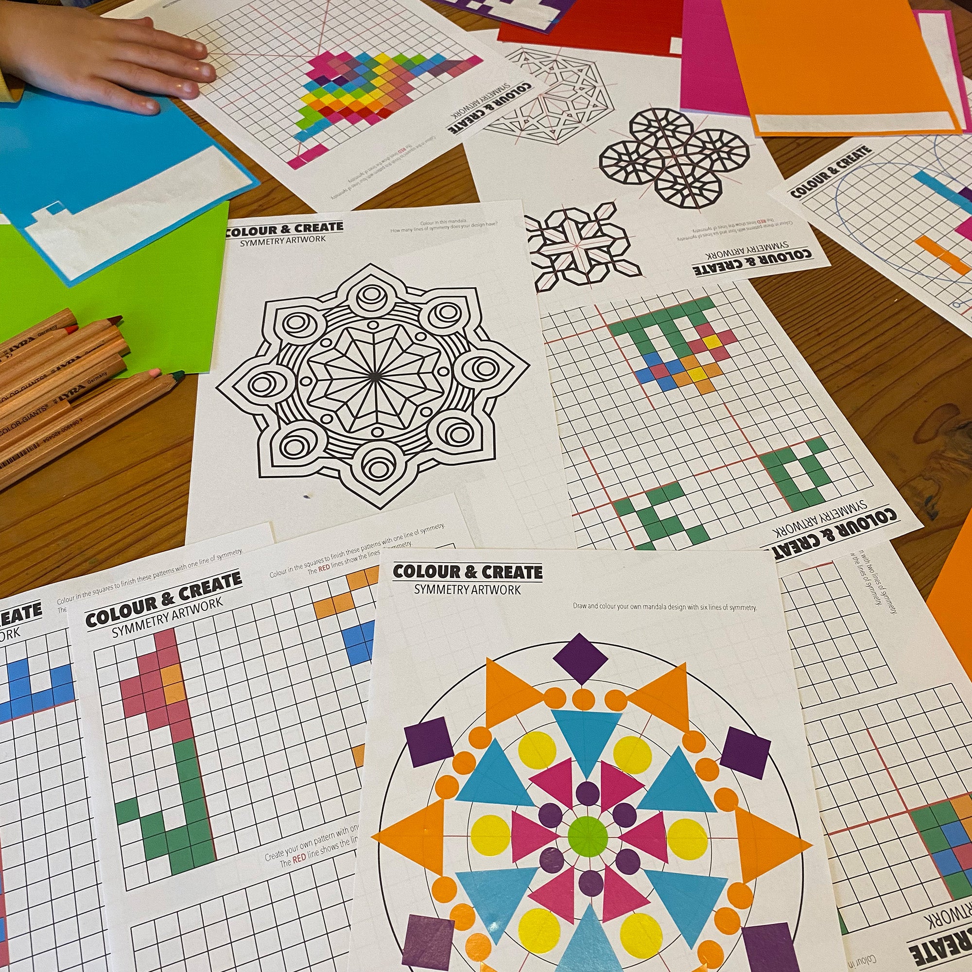 Symmetry - Printable activity sheets