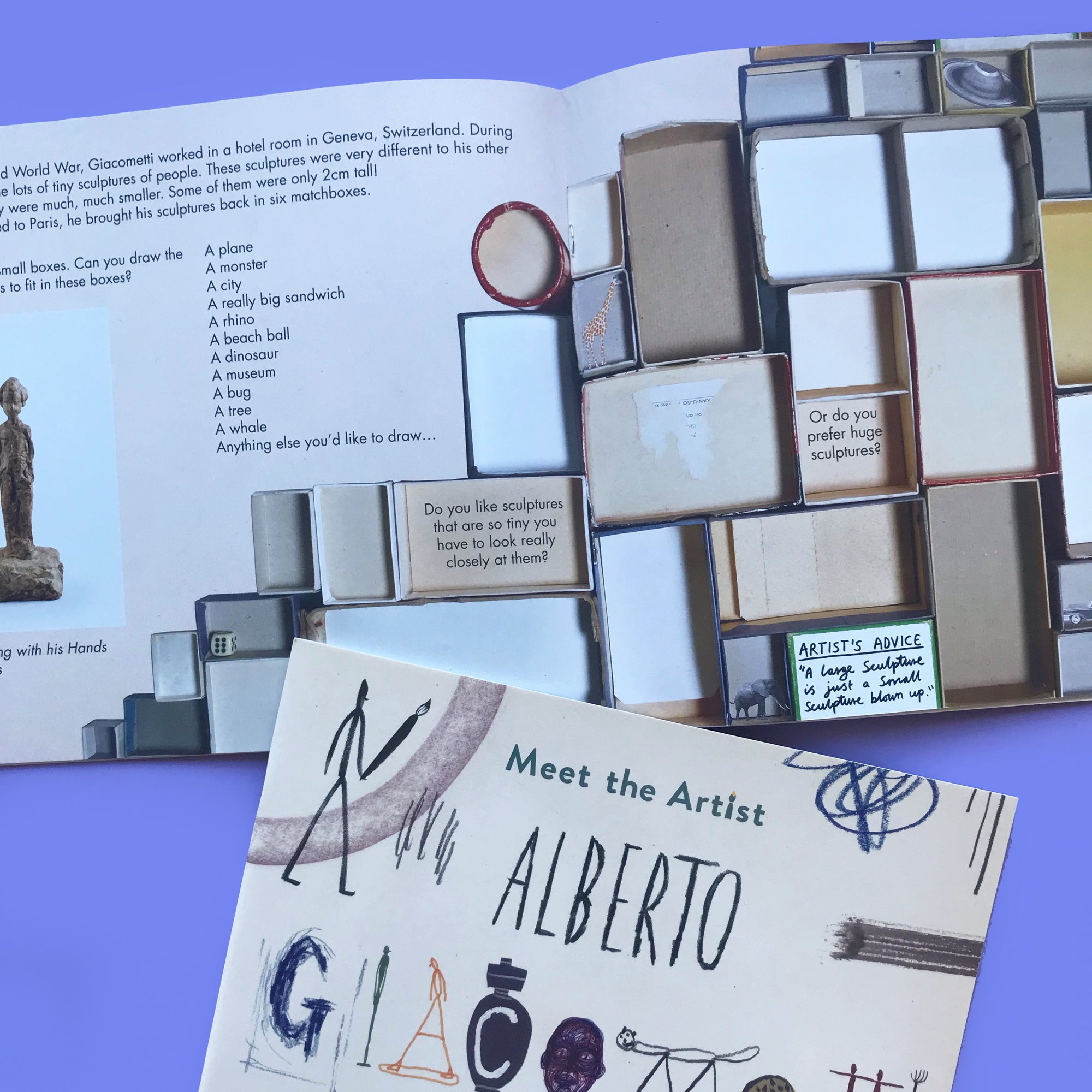 Meet the Artist: Alberto Giacometti activity book
