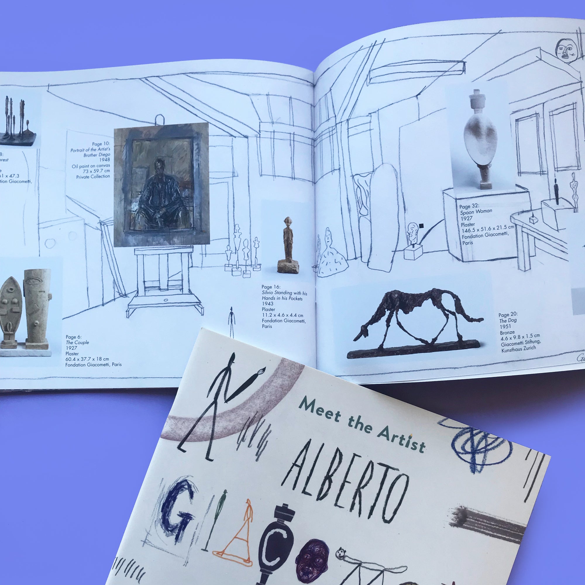 Meet the Artist: Alberto Giacometti activity book