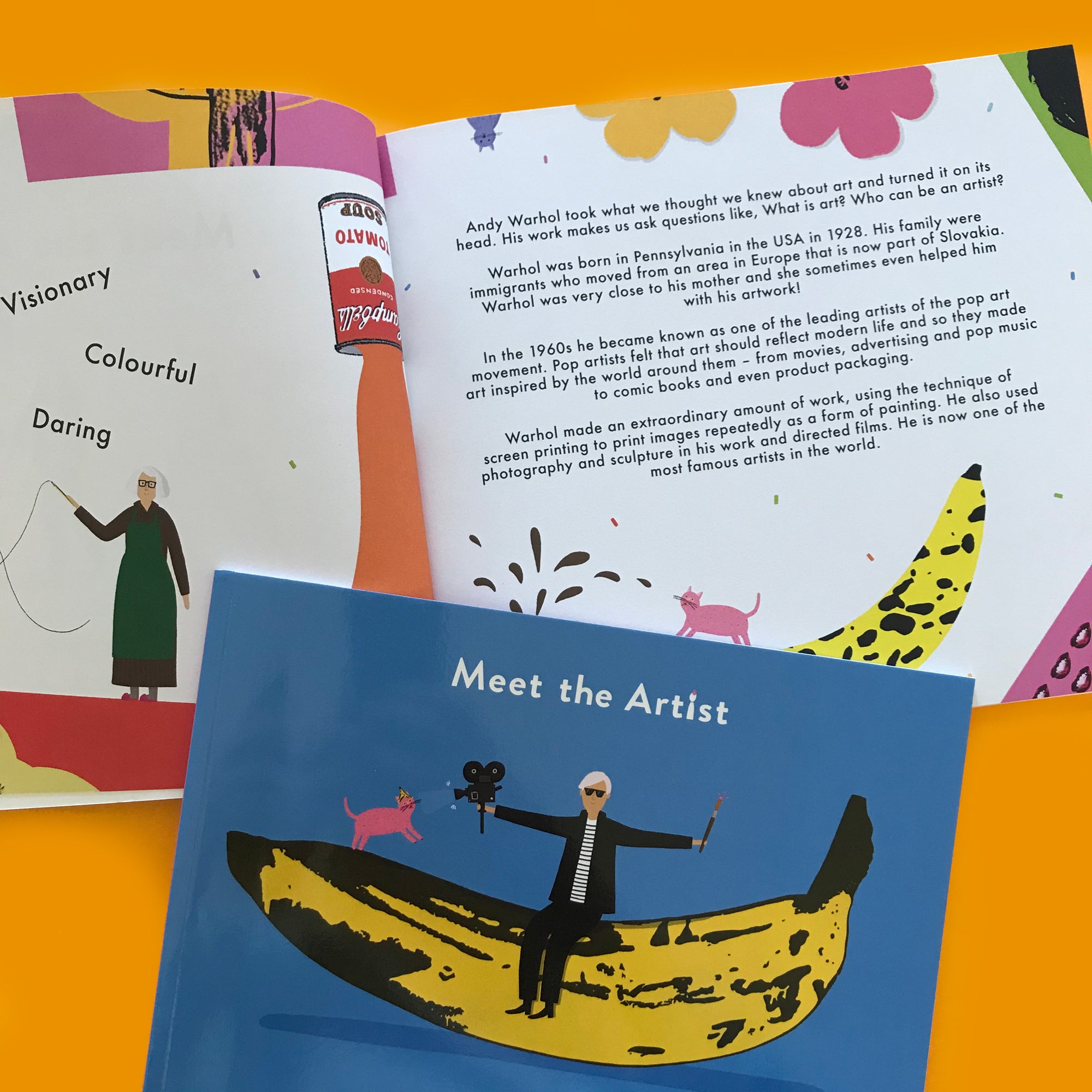 Meet the Artist: Andy Warhol activity book