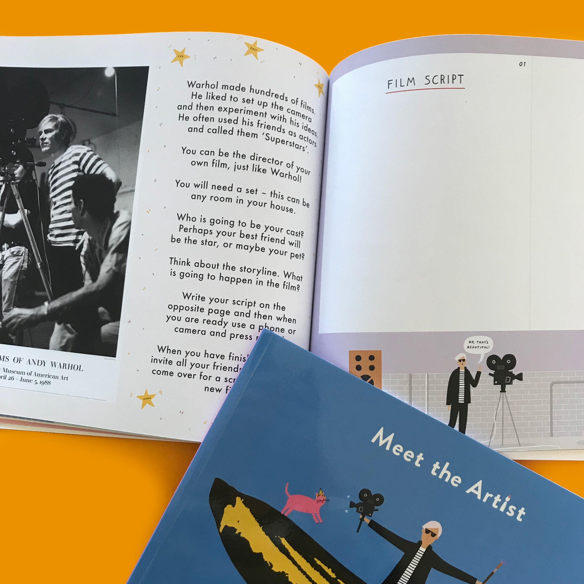 Meet the Artist: Andy Warhol activity book