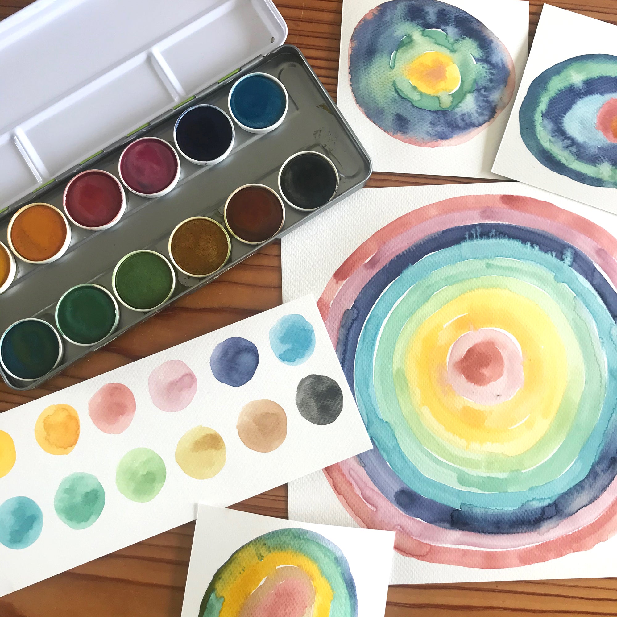 Nawaro 12 Colour Natural Watercolour Paint Set in Metal Case - 40% OFF