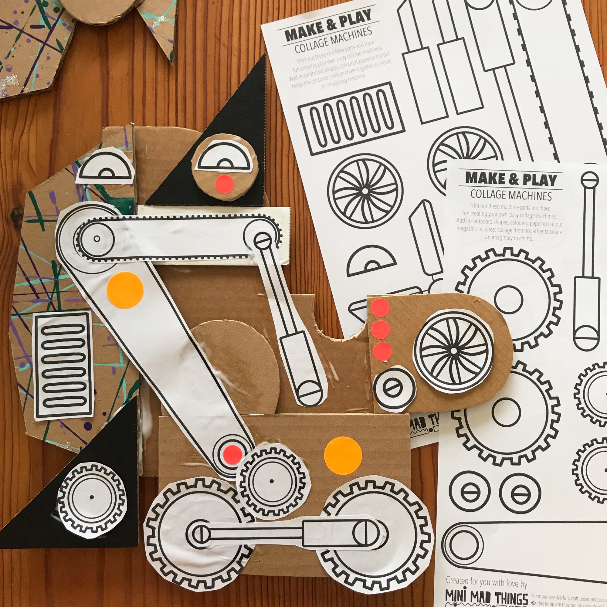 Vehicles, Roads & Machines - Printable activity sheets