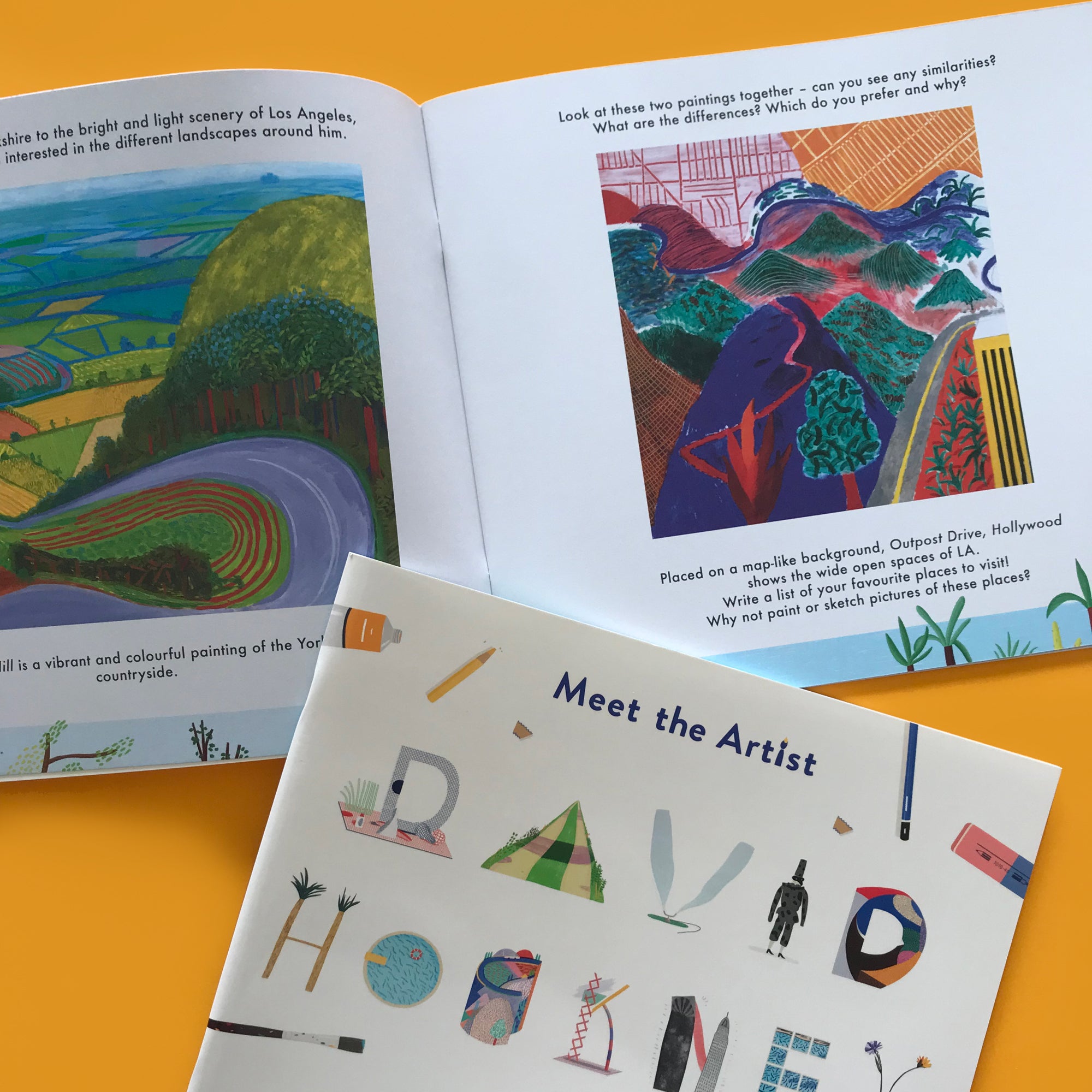 Meet the Artist: David Hockney activity book