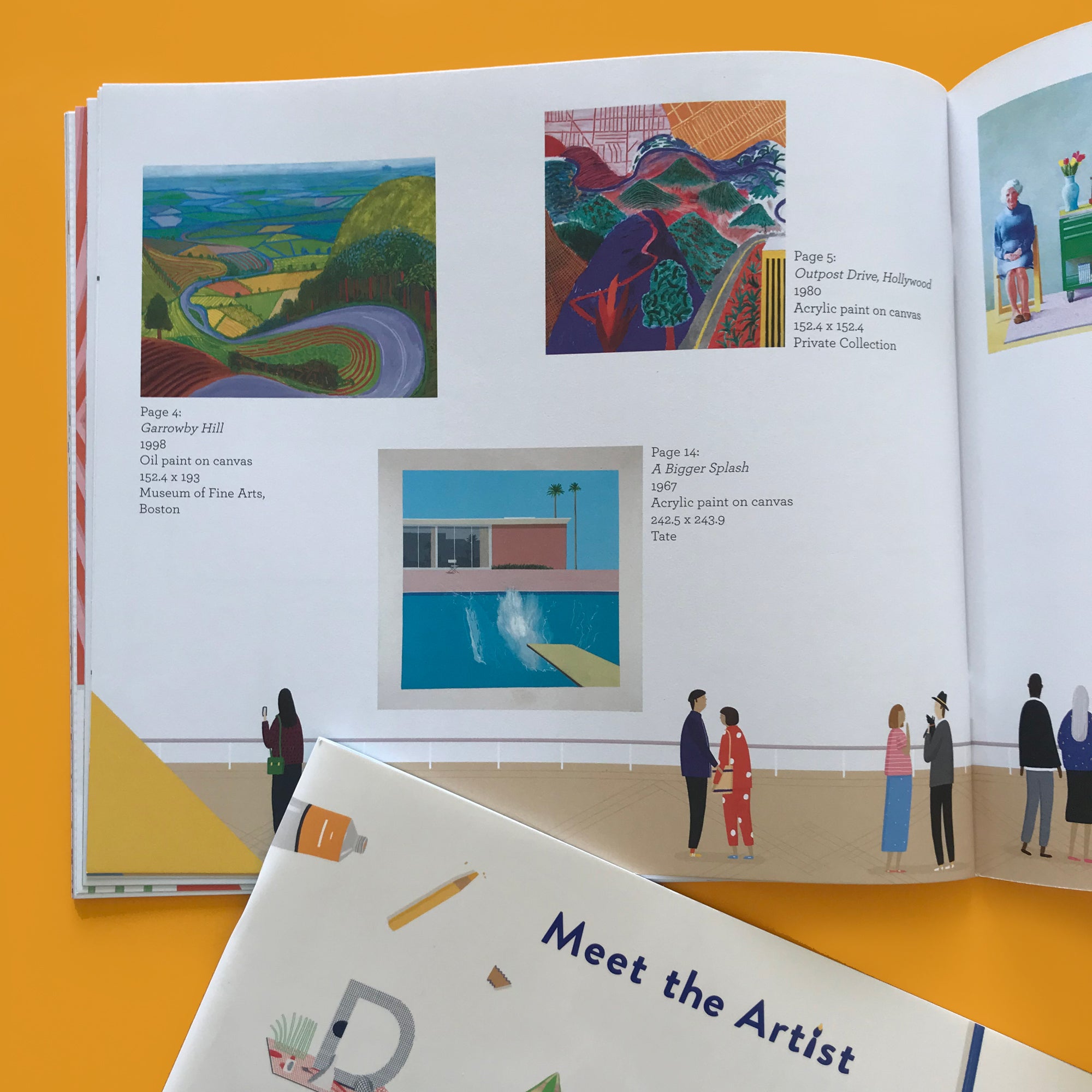 Meet the Artist: David Hockney activity book