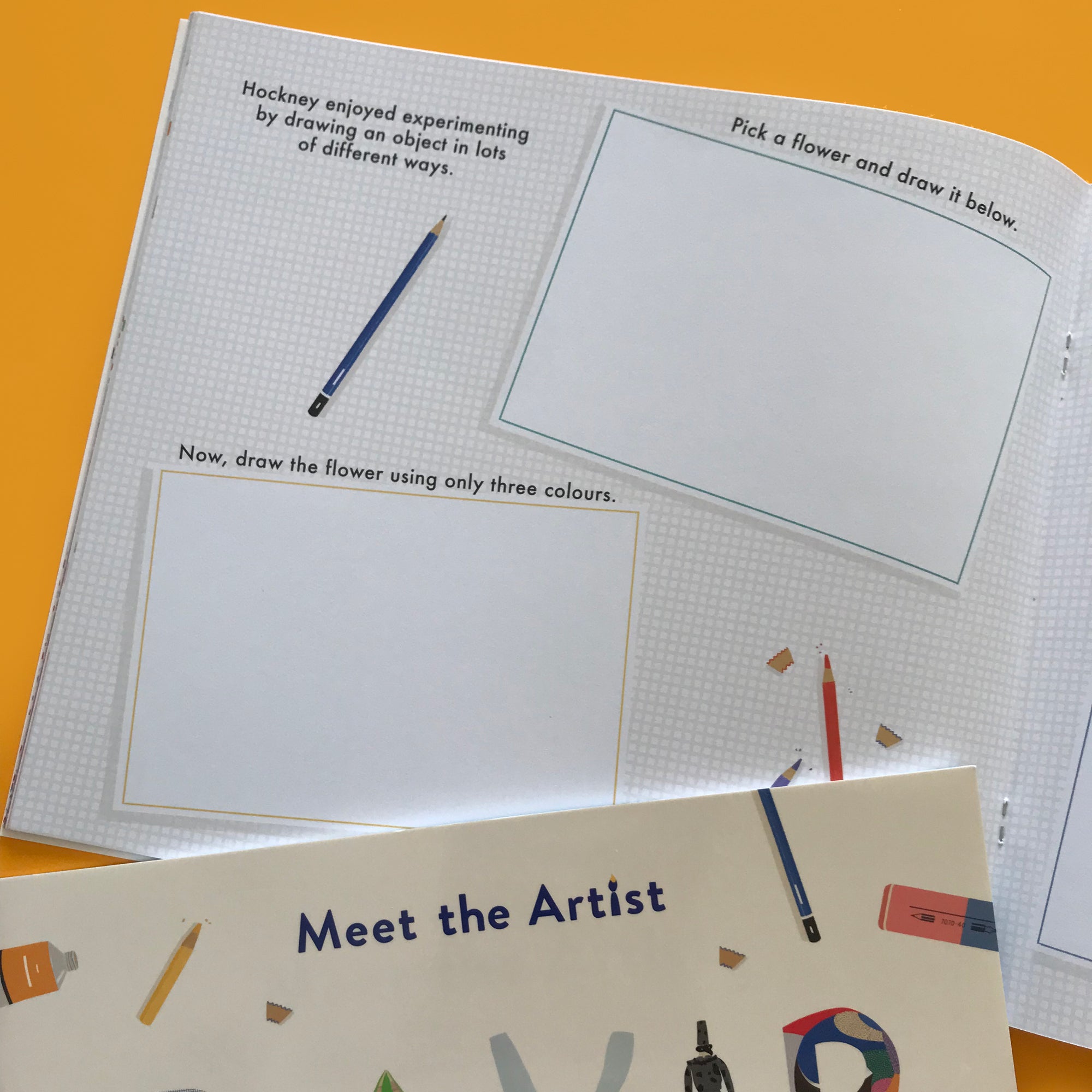 Meet the Artist: David Hockney activity book
