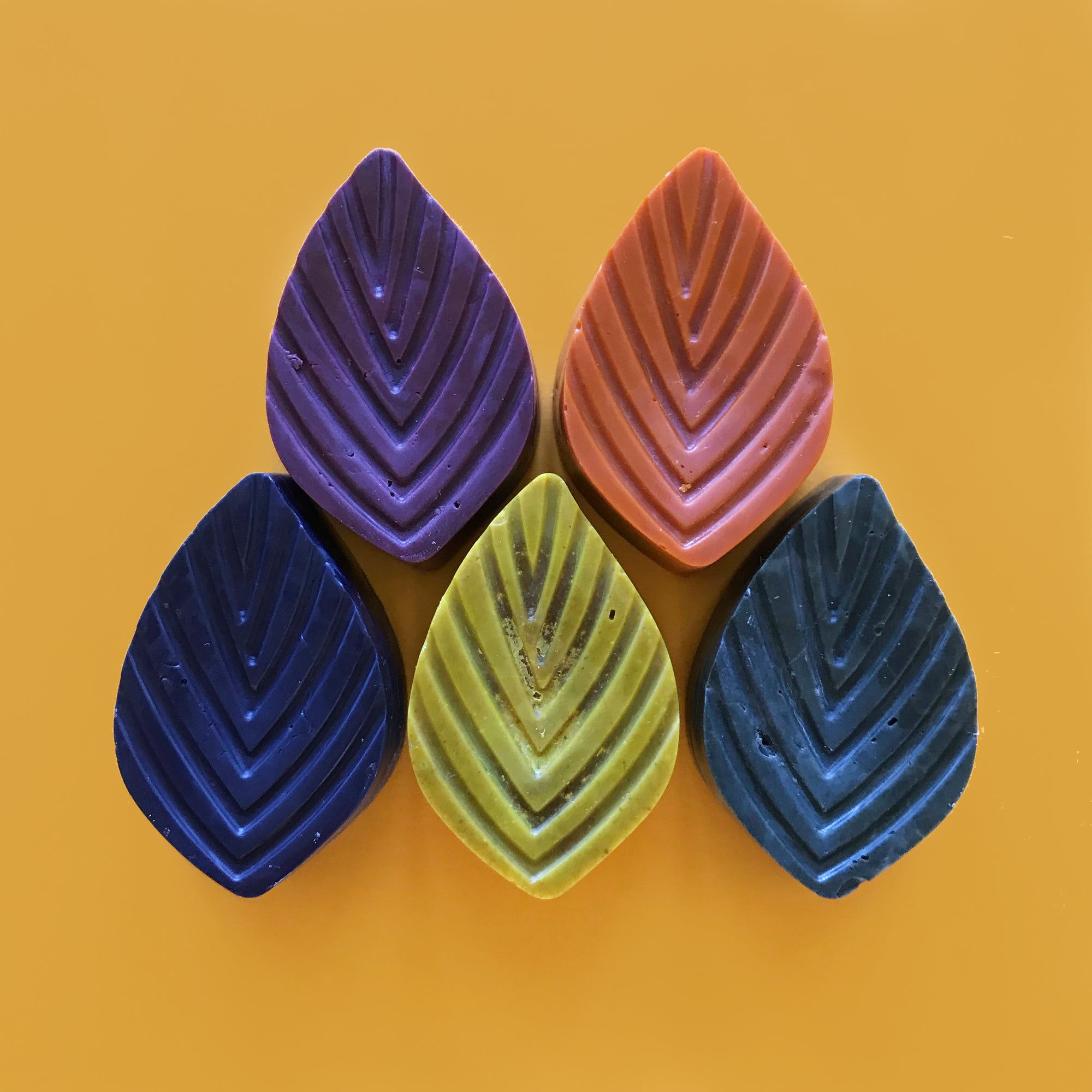 Plant Based Natural Crayons - Leaf Shape - 40% OFF