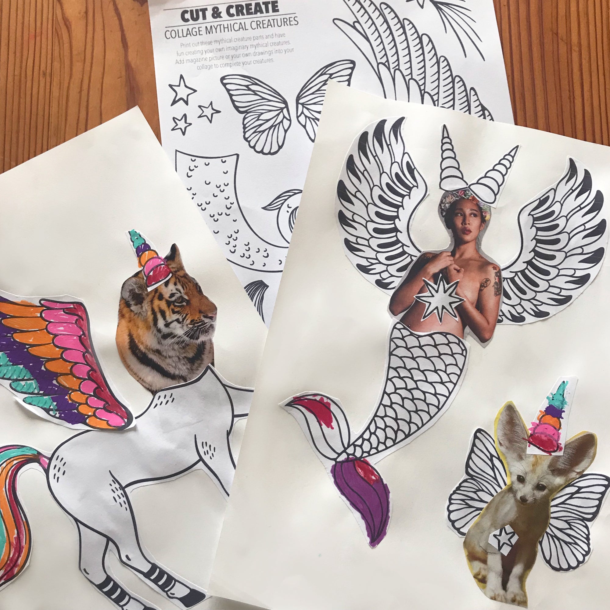 Mythical Creatures & Magic - Printable activity sheets