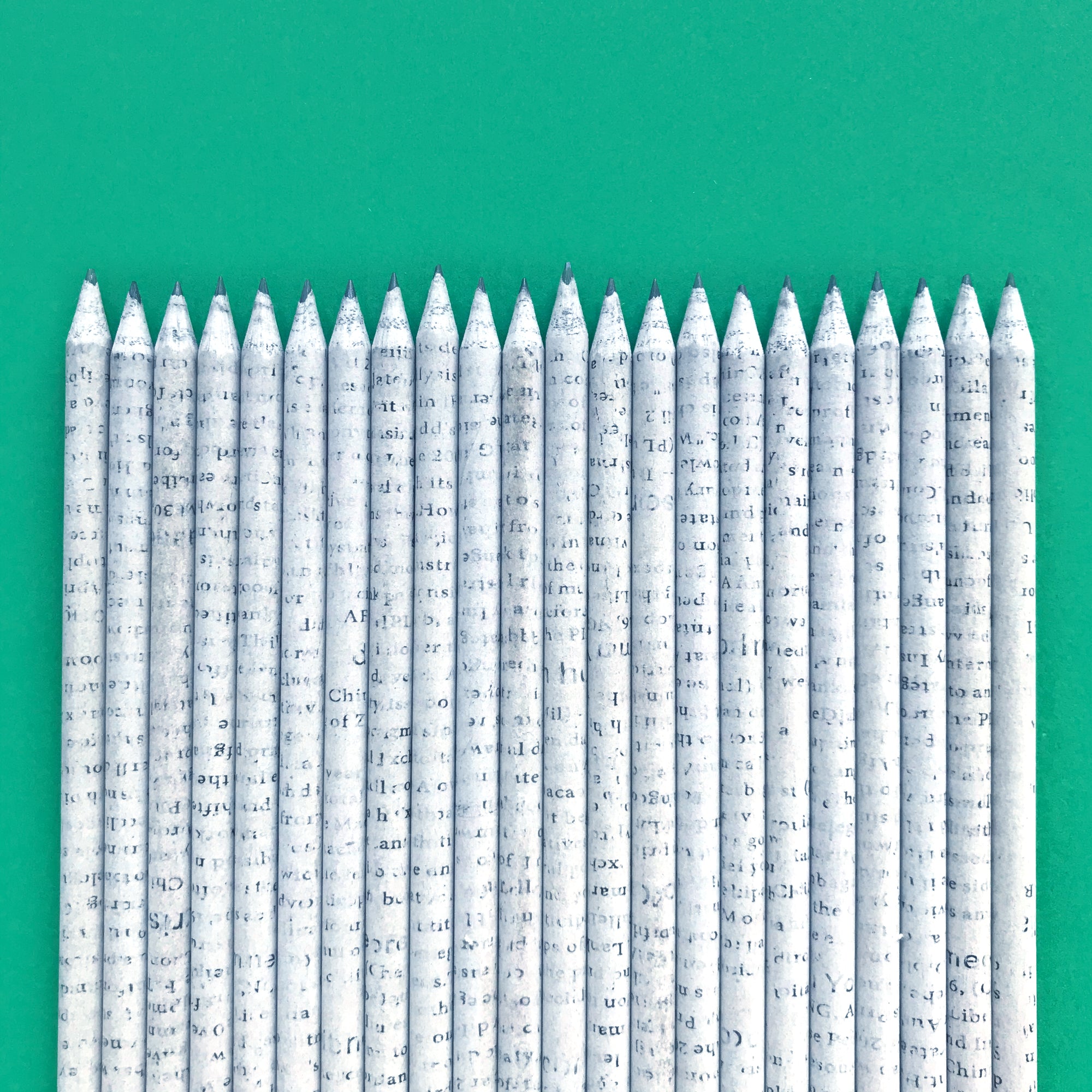 Recycled Newspaper HB Pencils