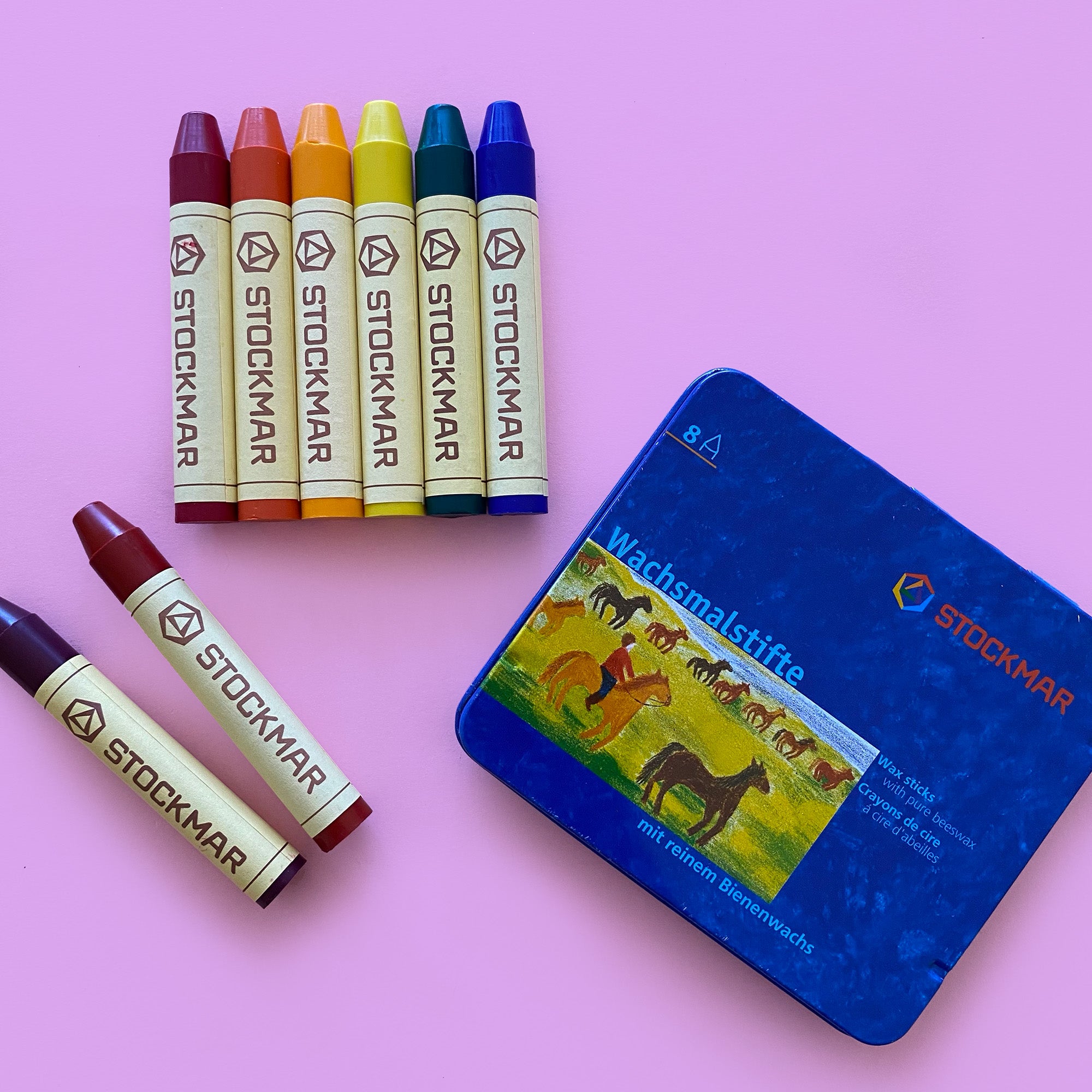 Stockmar 8 Colour Wax Crayons - 30% OFF