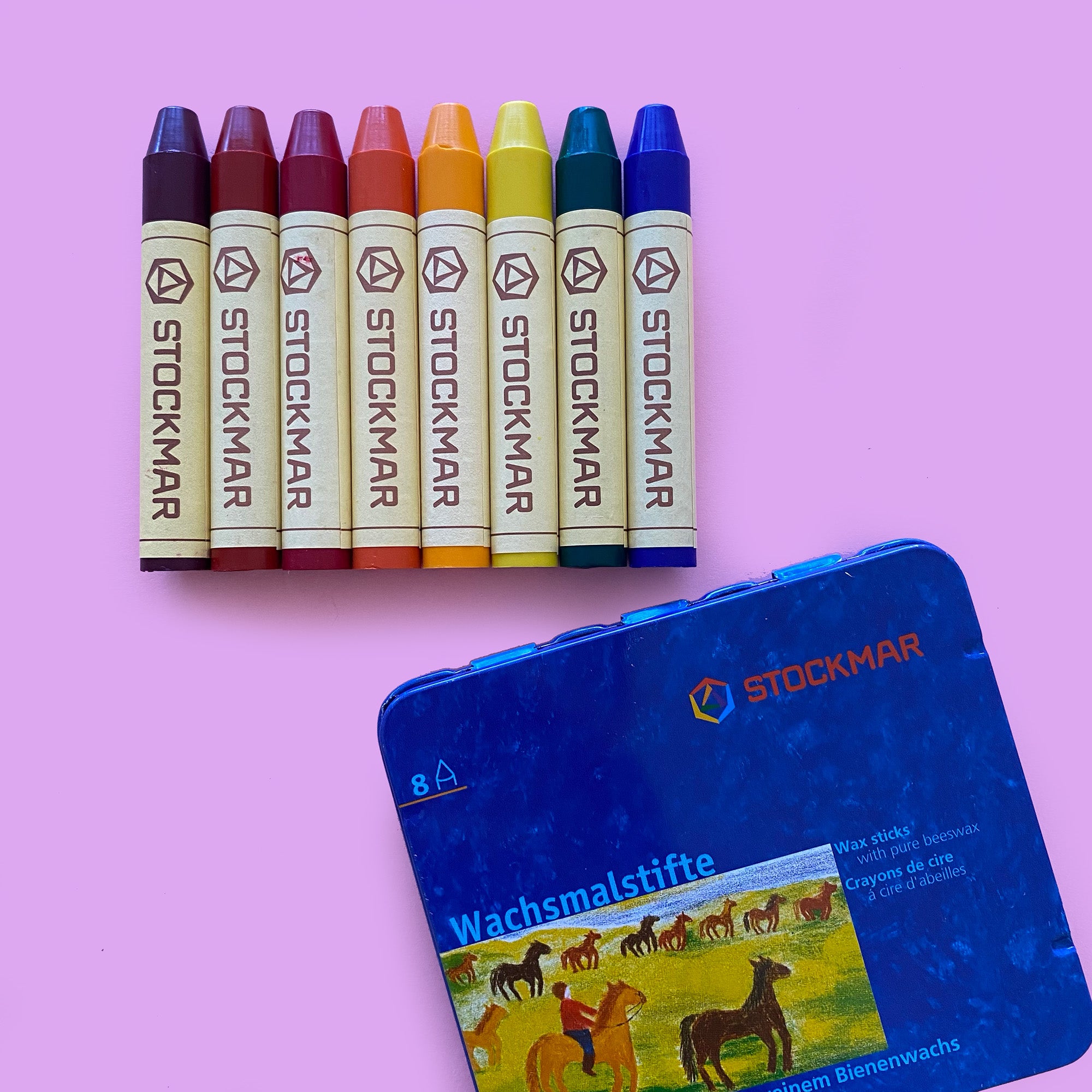 Stockmar 8 Colour Wax Crayons - 30% OFF