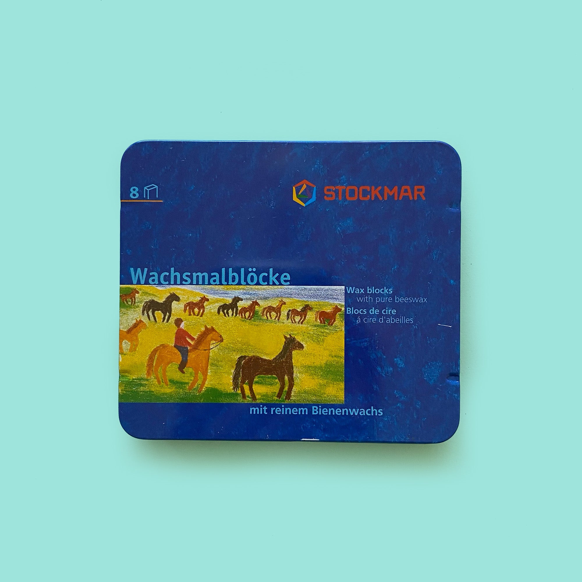 Stockmar 8 Colour Wax Crayon Blocks - 30% OFF