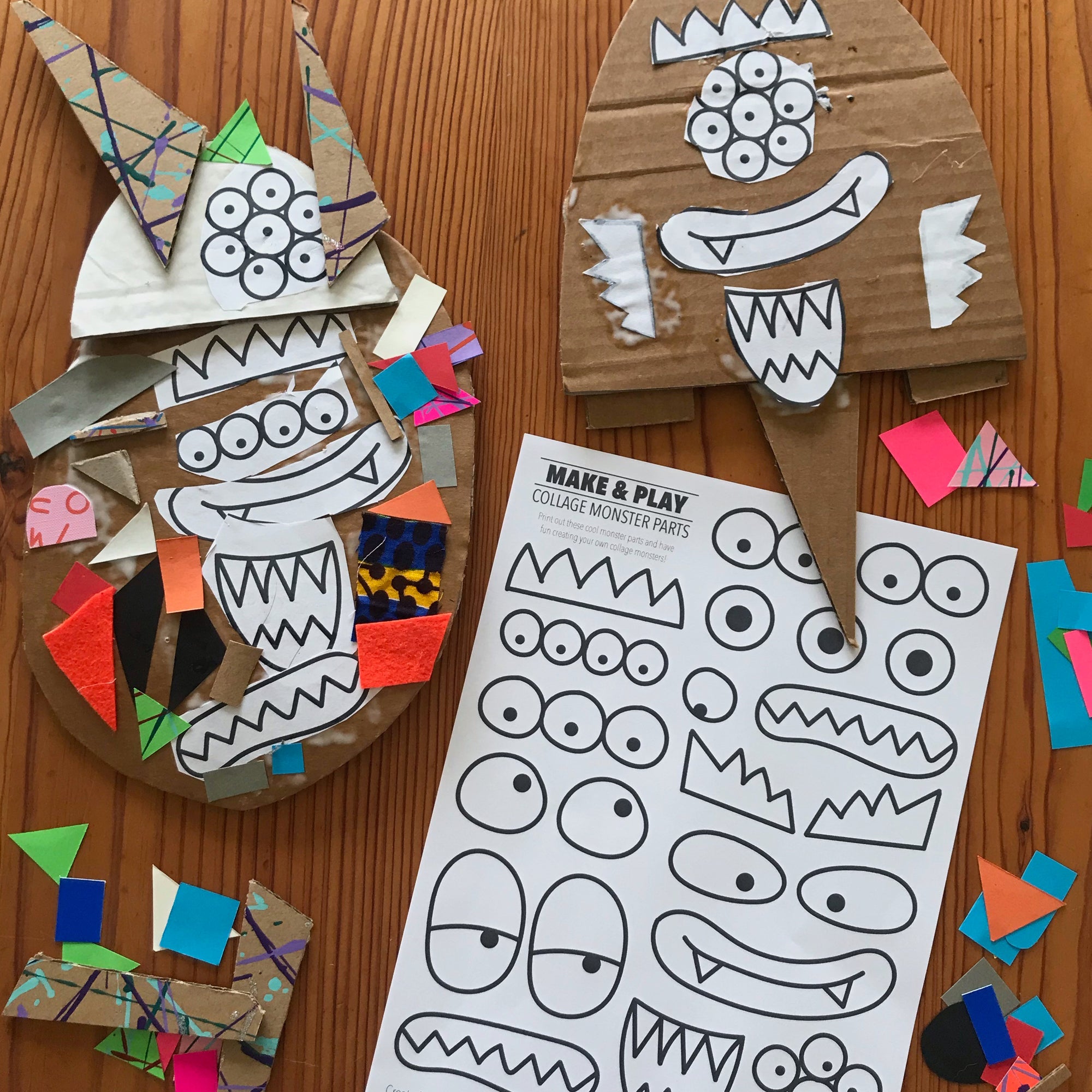 Monster Bits Printable