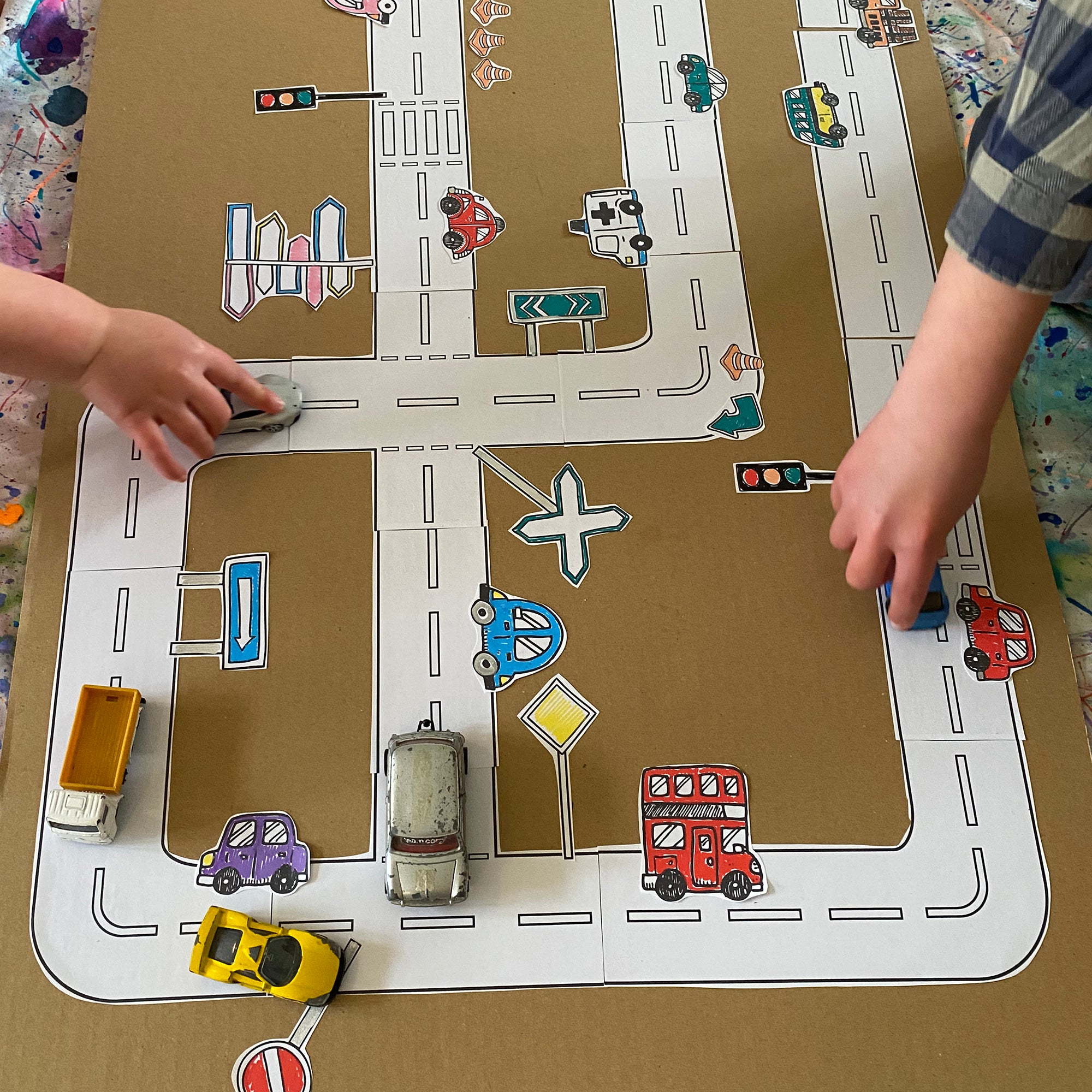 Vehicles, Roads & Machines - Printable activity sheets