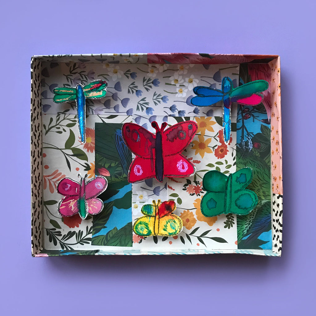 Bug collection boxes kids craft activity