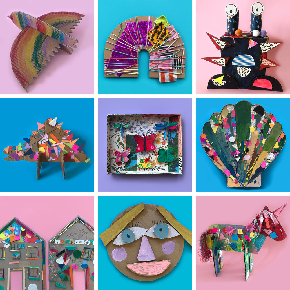 10 simple cardboard craft projects for kids
