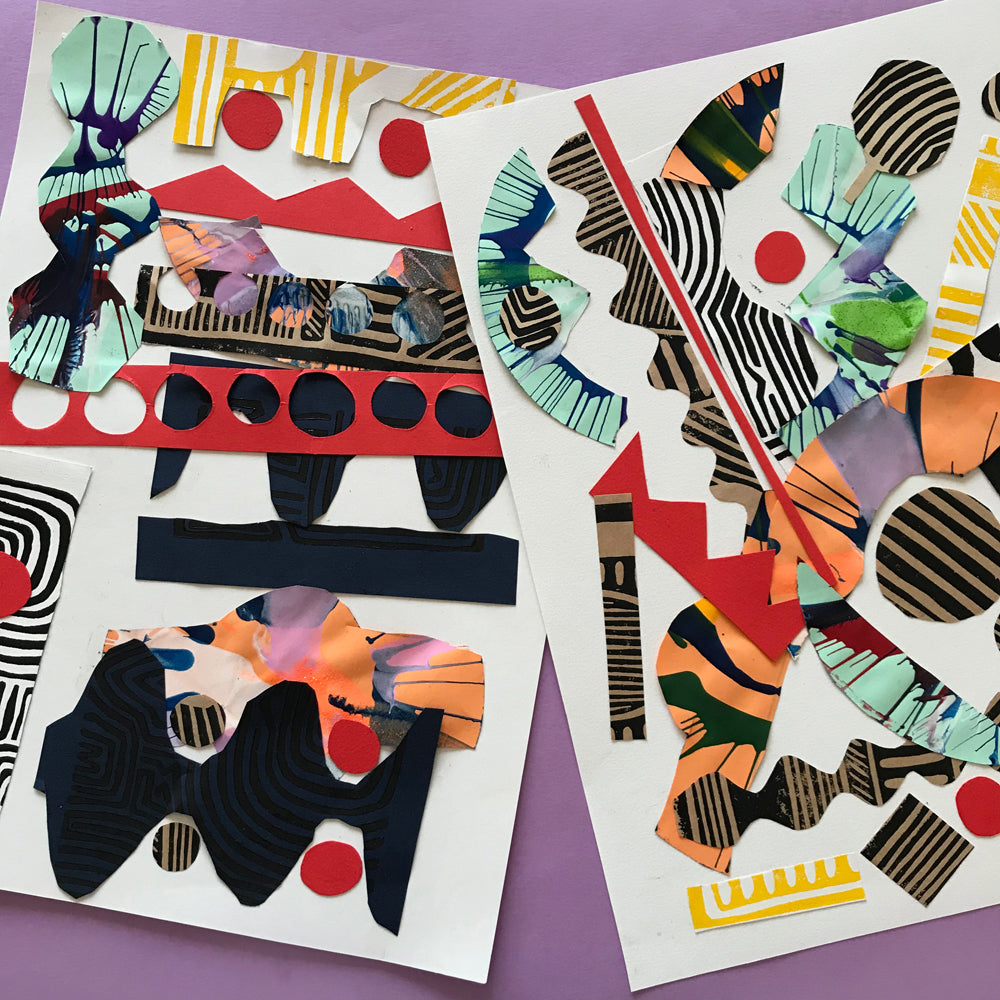 Children's art collage by Mini Mad Things