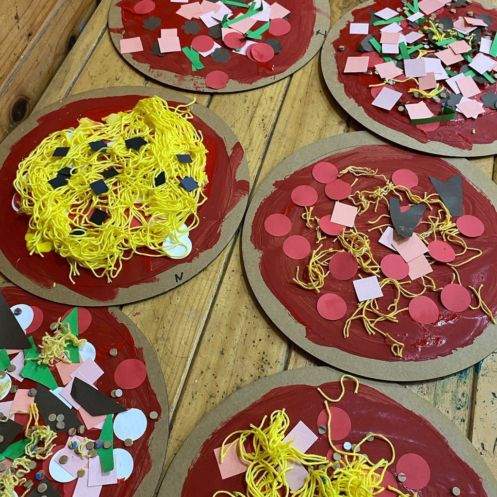 Collage Pizza