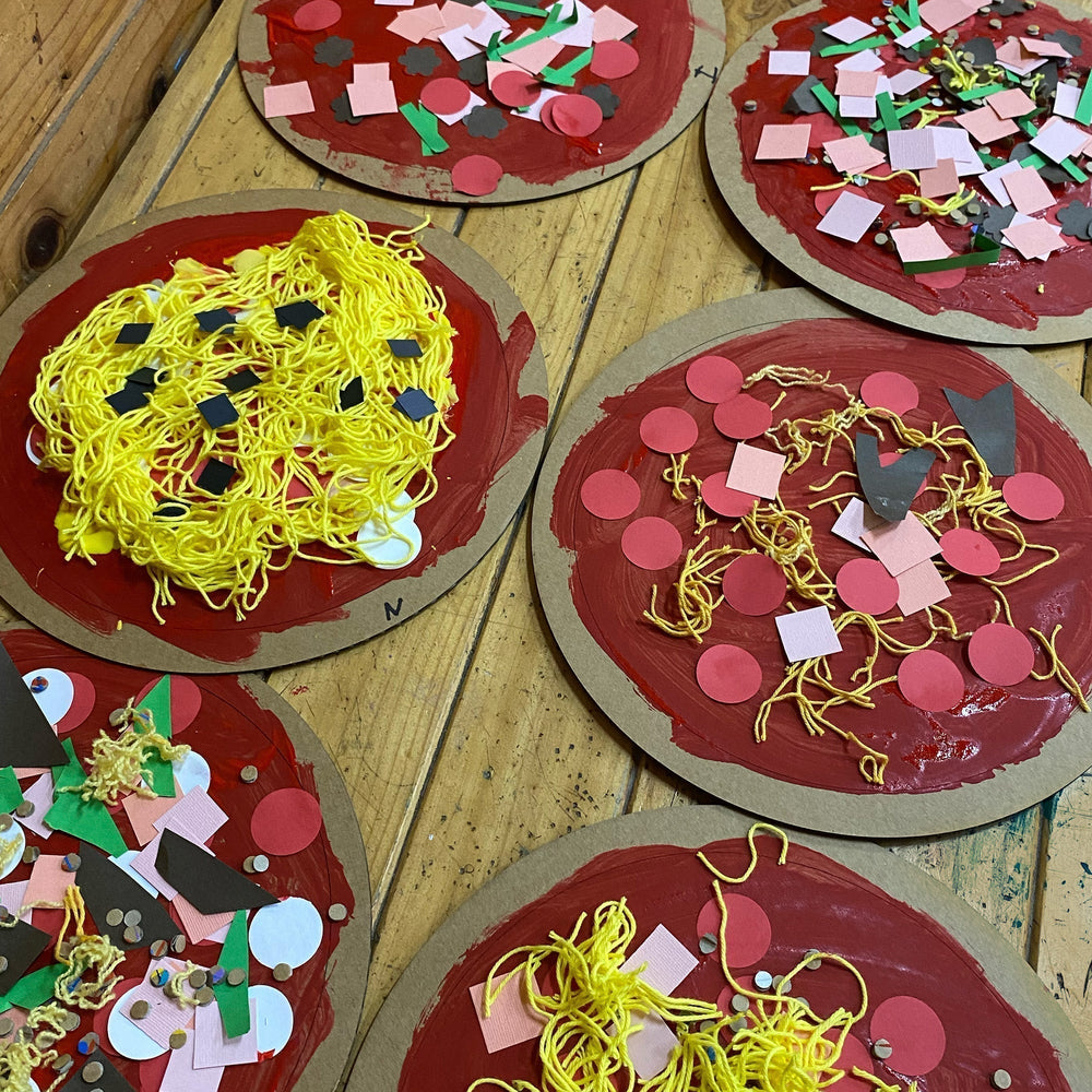 Collage Pizza