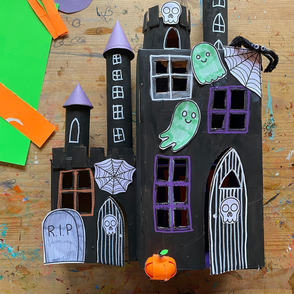 Cardboard Haunted House
