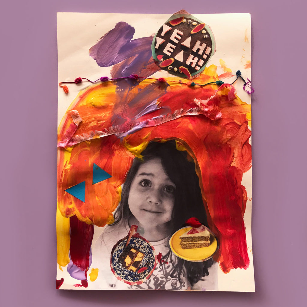 Kids portraits art project