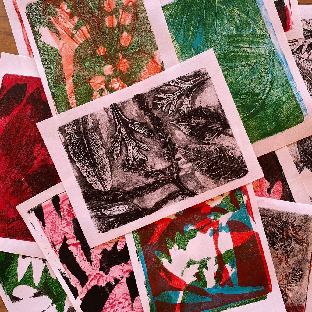 GELLI PRINTS with kids