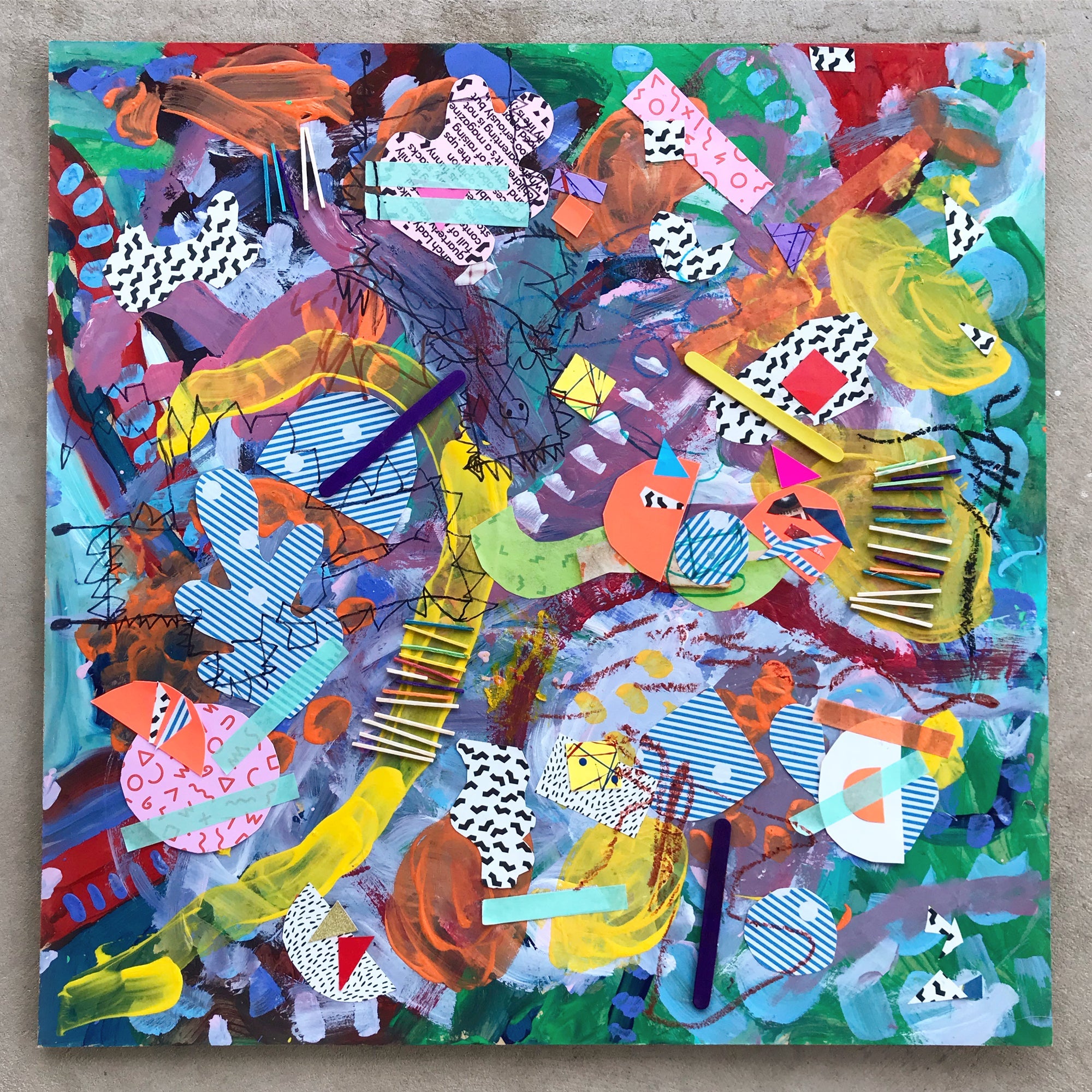 Mixed Media Painting - Mini Mad Things