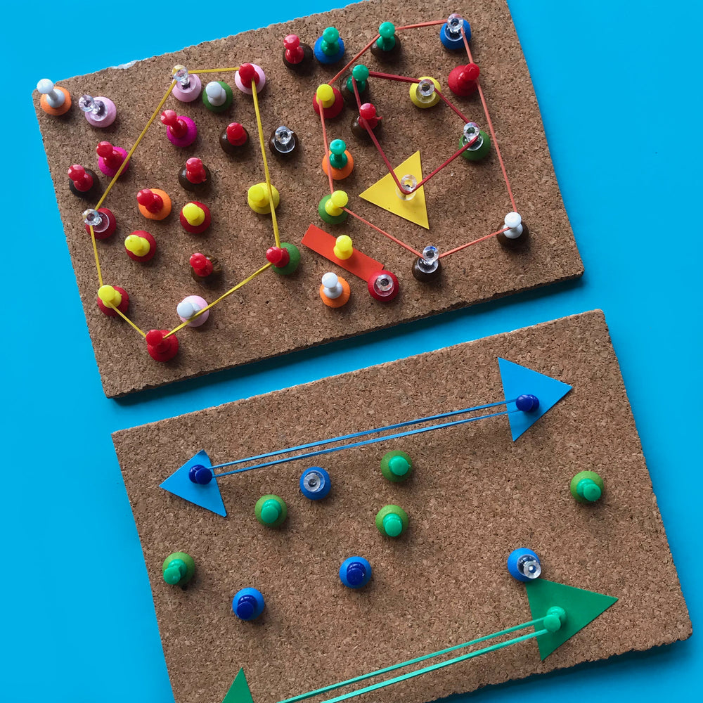Pin board collage kids activity