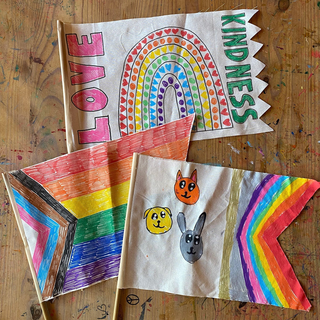 PRIDE FLAG art project