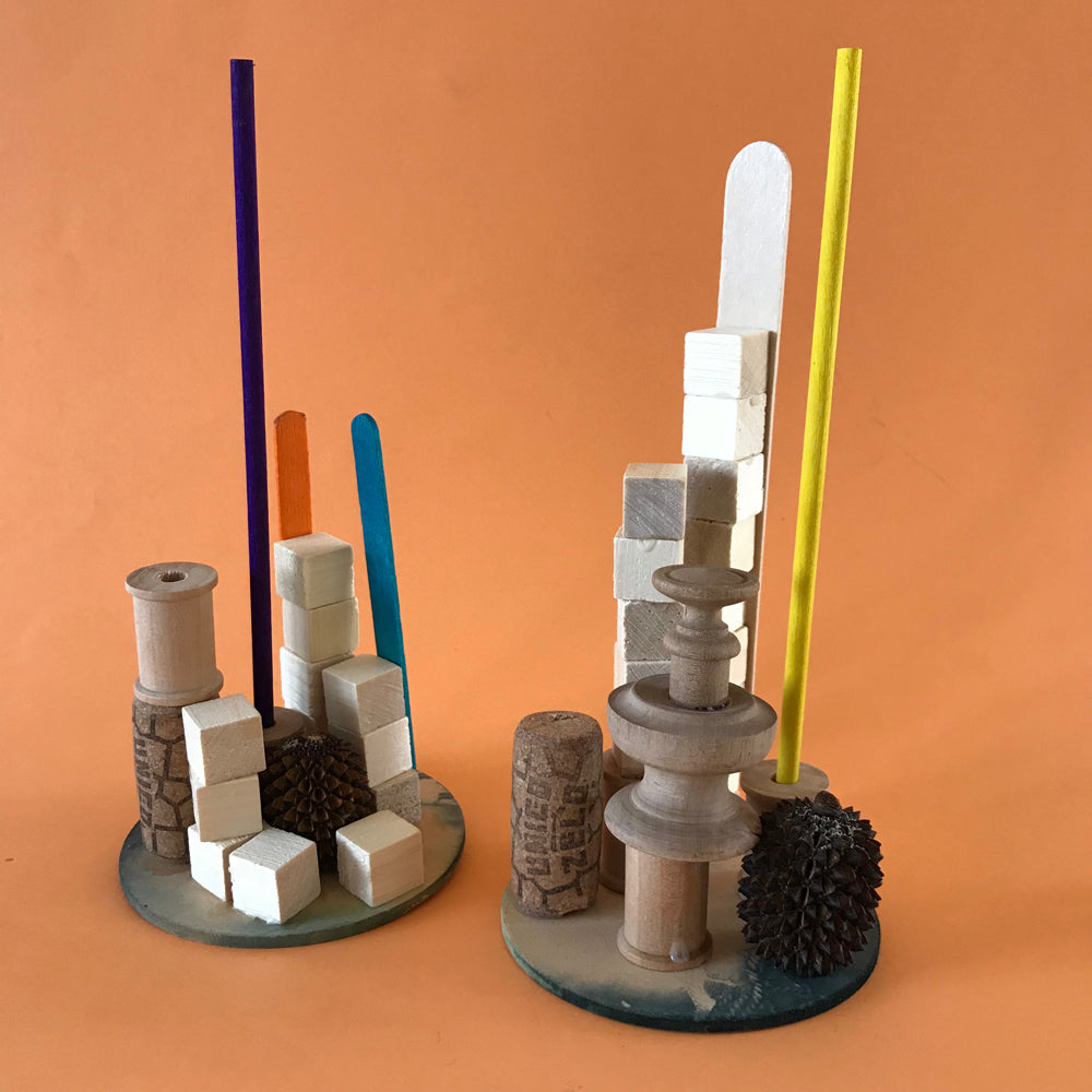 Small parts wooden kids sculptures by Mini Mad Things