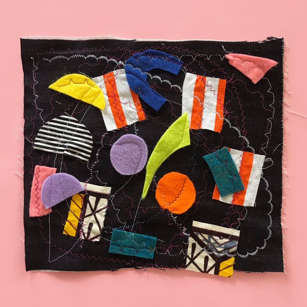 Sewing machine embroidery kids craft