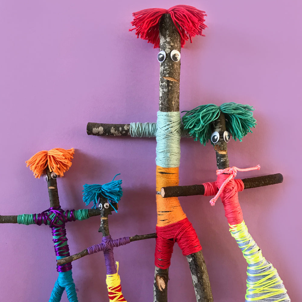 How to make your own Stickman family for kids