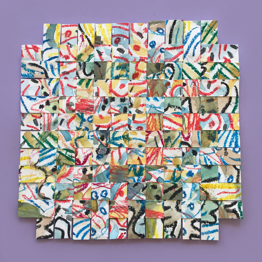 Woven paper art