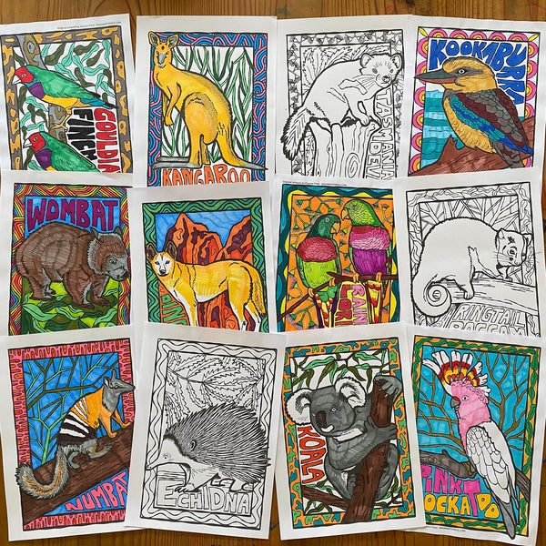Animals bundle - Australian animals & birds - Mini Mad Things
