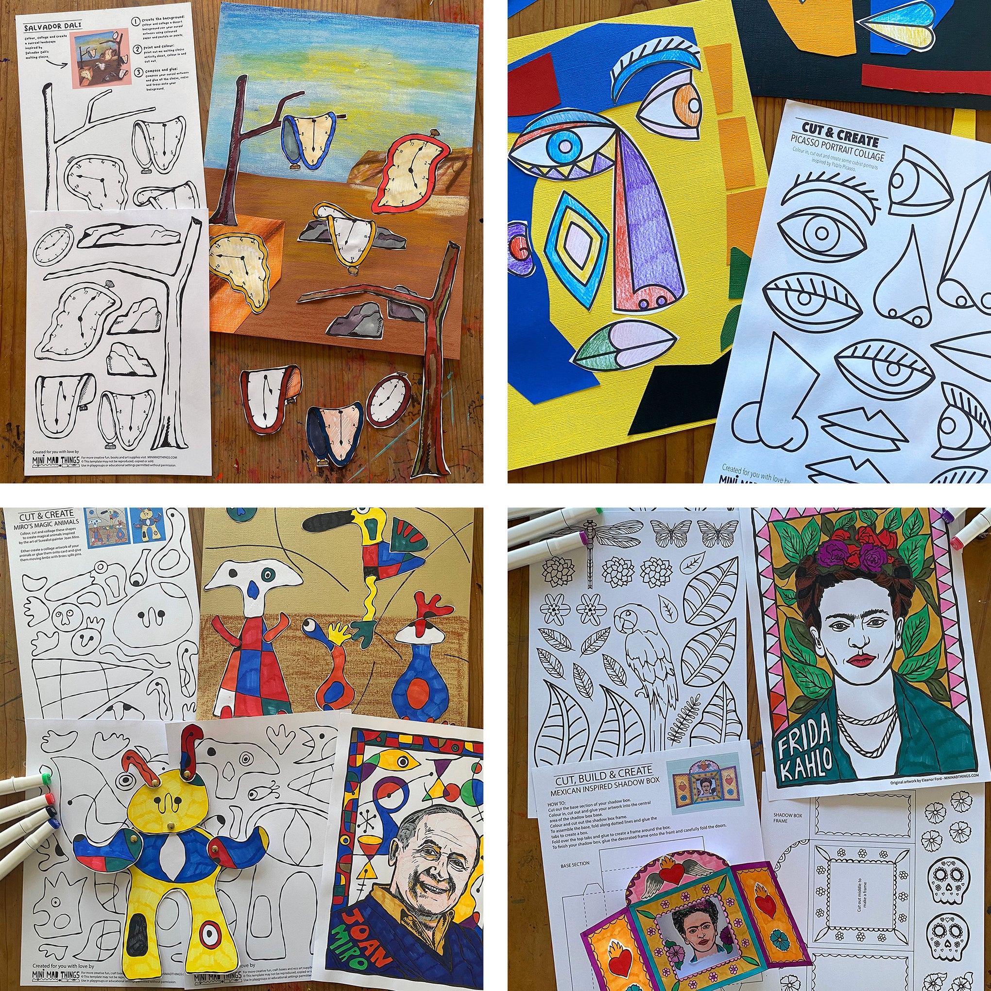 PRINTABLES - Artists - Mini Mad Things
