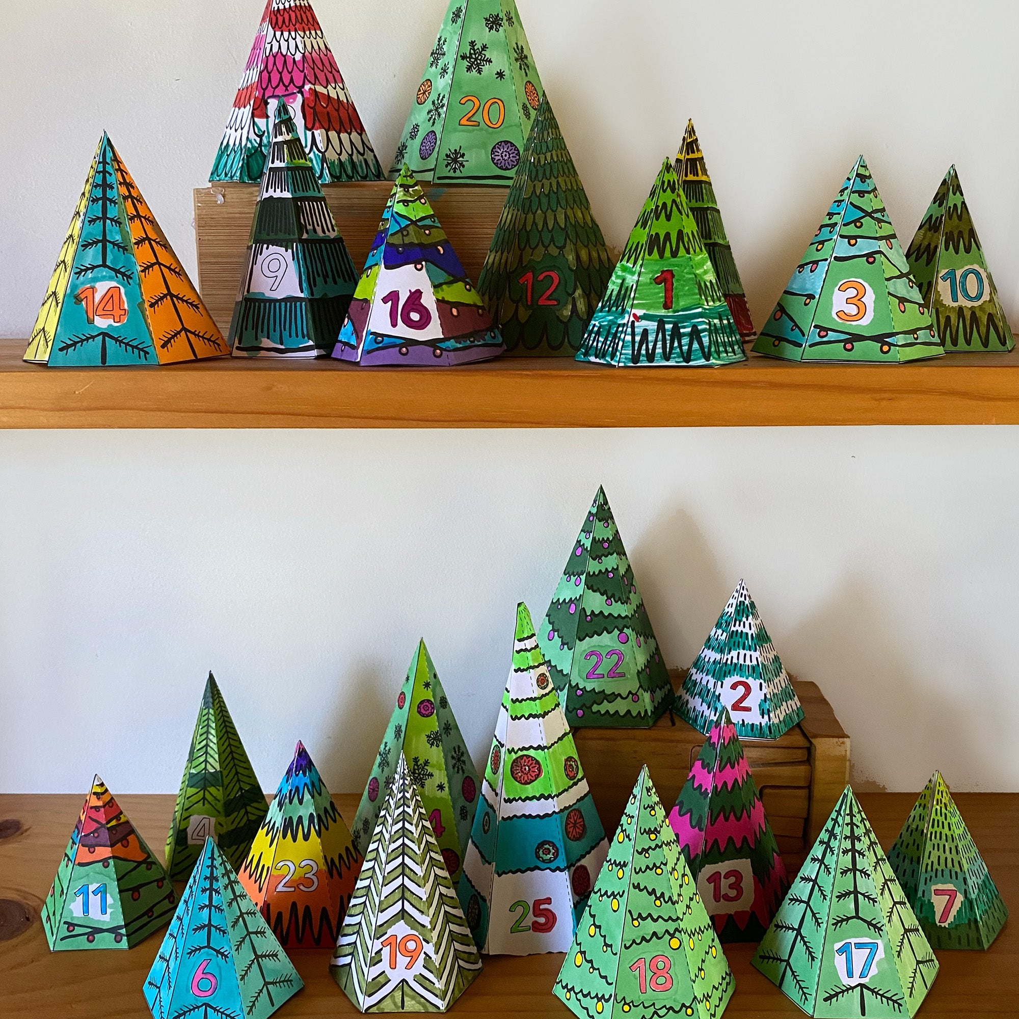 Advent Calendar Printable Templates