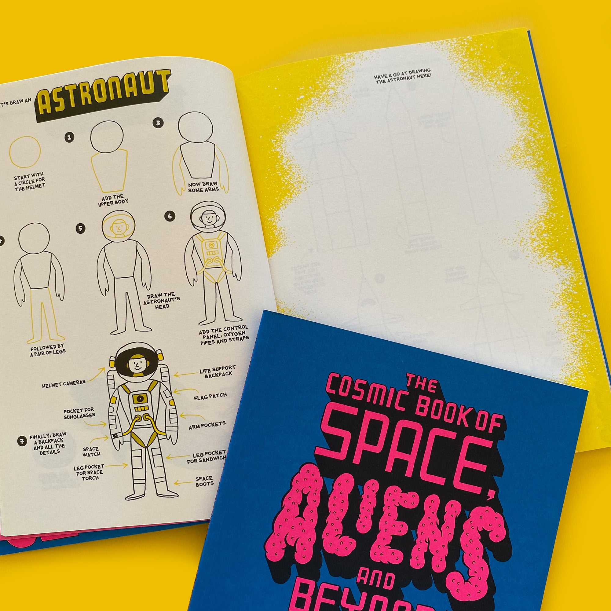 The Cosmic Book of Space Aliens & Beyond - Activity book